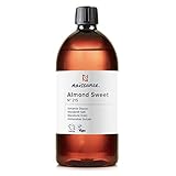 Naissance Natürliches Süßes Mandelöl (Nr. 215) 1 Liter – Vegan, Gentechnikfrei – Ideal zur Haar– und Körperpflege, für Aromatherapie und als Basisöl für Massageöle