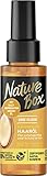 Nature Box Nährpflege-Haaröl (70 ml), Haaröl mit Argan-Öl sorgt für intensive Pflege und schützt vor Spliss, Flasche aus 100 % Social Plastic