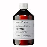 wesentlich. Neemöl mit Emulgator 500ml - fertig gemischt für sofortige Anwendung