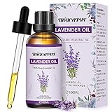 Migcaput Ätherische Öle lavendelöl 100 ml,100% Reine Natürliche , Aromatherapieöl von Erstklassige Qualität, Duftöle für Diffusor, Luftbefeuchter, Entspannen, Massage, Bad